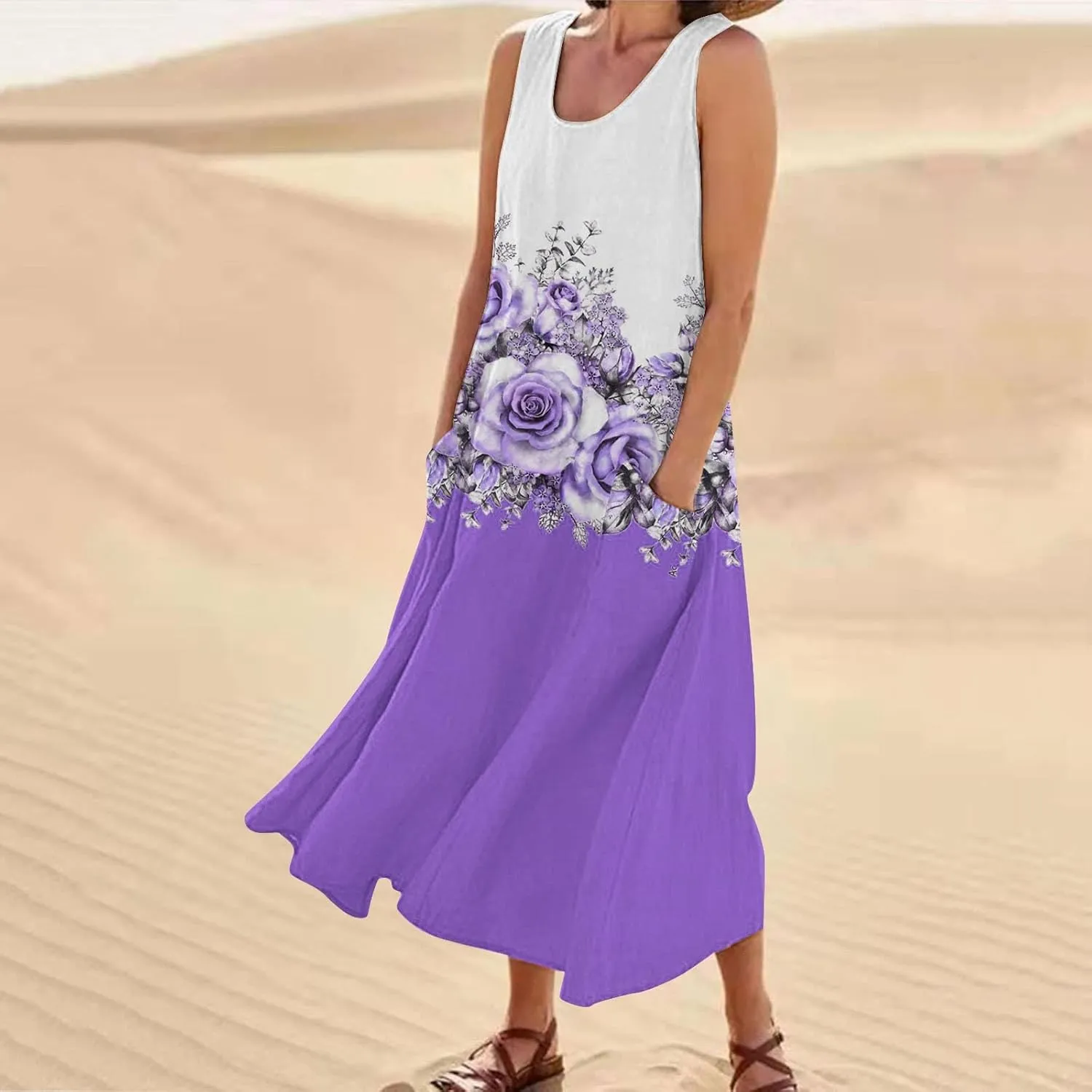 Summer Dresses for Women Summer Dresses for Women Plus Size Beach Dress Casual Sundresses Sexy Sleeveless Dress
