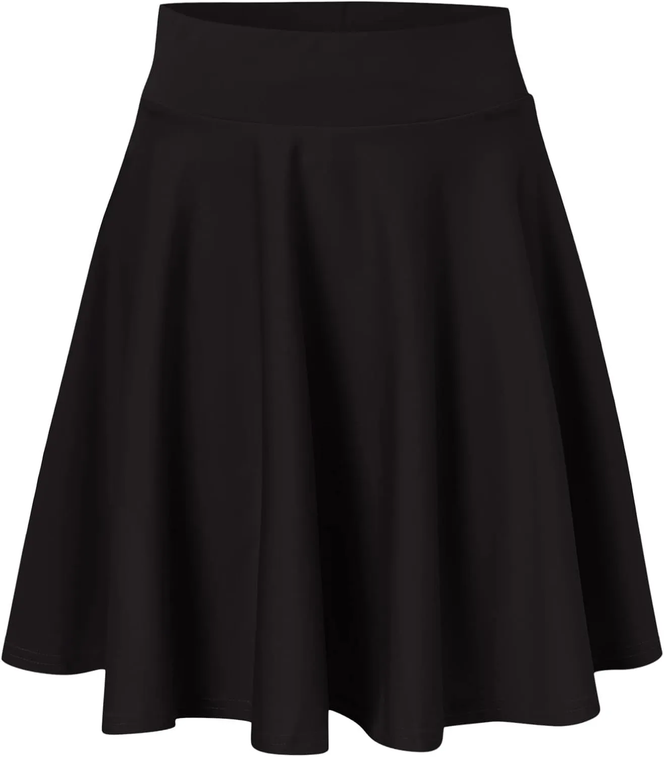 Summer Skirt with Slim Liner Stretchy High Elastic Waist Pleated Tummy Control Mini Shorts Skirts for Women