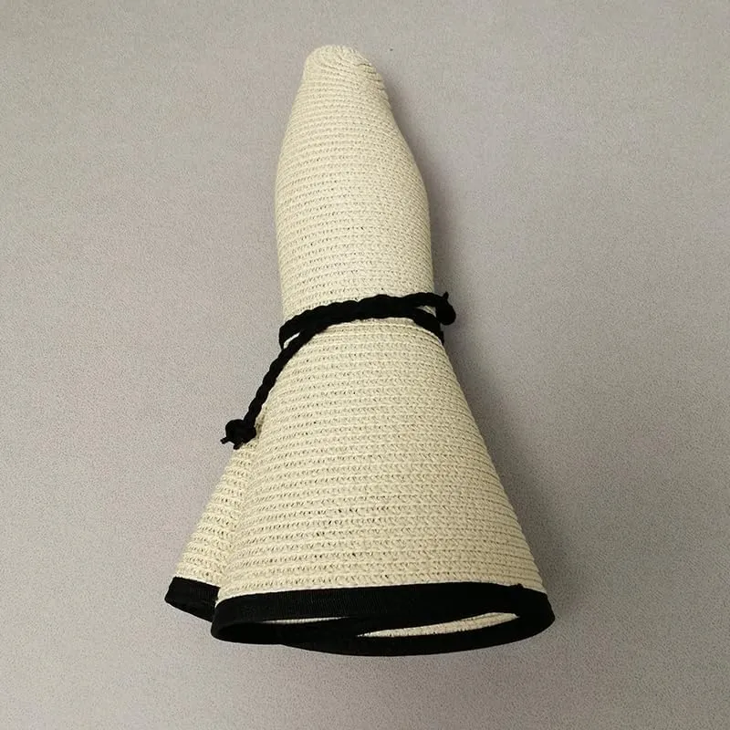 Sun Hats for Women Wide Brim Sun Protection Floppy Straw Hats UV Protection Hats Foldable Summer Beach Hats
