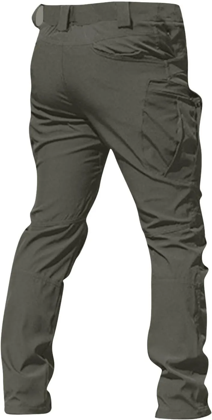 Tactical Pants for Men Waterproof Stretch Cargo Pants with Multi Pockets Relaxed Fit Work Pants