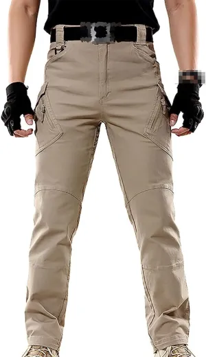 Tactical Waterproof Pants,Mens Lightweight Comfort Waterproof Tactical Cargo Work Pants with Multi Pockets
