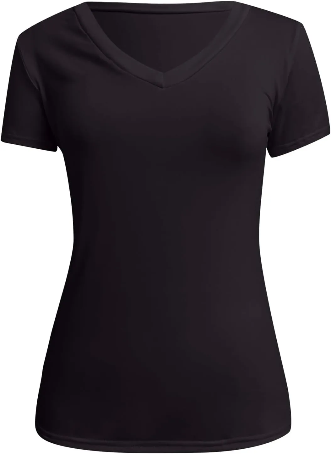 Tight Shirts for Women Womens Deep V Neck Short Sleeve Slim Fit T Shirt Tops Tee