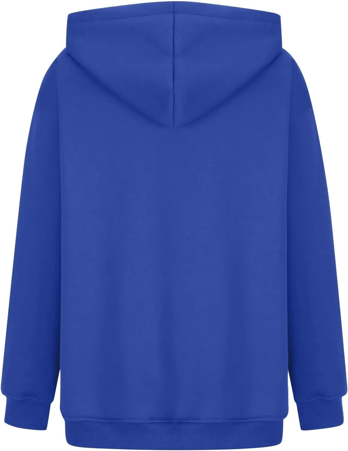 TWGONE Womens Hoodies Pullover Casual Long Sleeve Solid Lightweight Tops Loose Hooded Sweatshirt with Pocket
