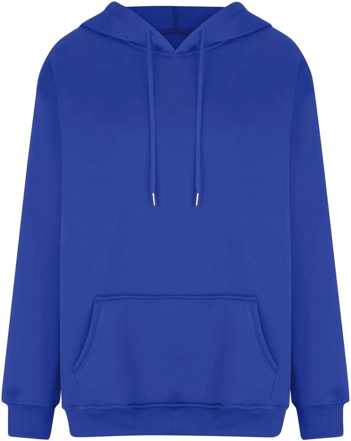TWGONE Womens Hoodies Pullover Casual Long Sleeve Solid Lightweight Tops Loose Hooded Sweatshirt with Pocket
