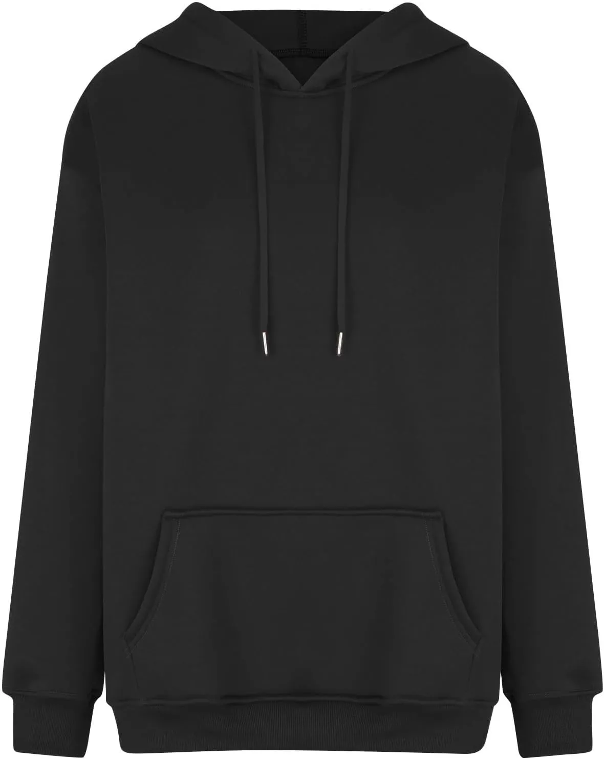 TWGONE Womens Hoodies Pullover Casual Long Sleeve Solid Lightweight Tops Loose Hooded Sweatshirt with Pocket