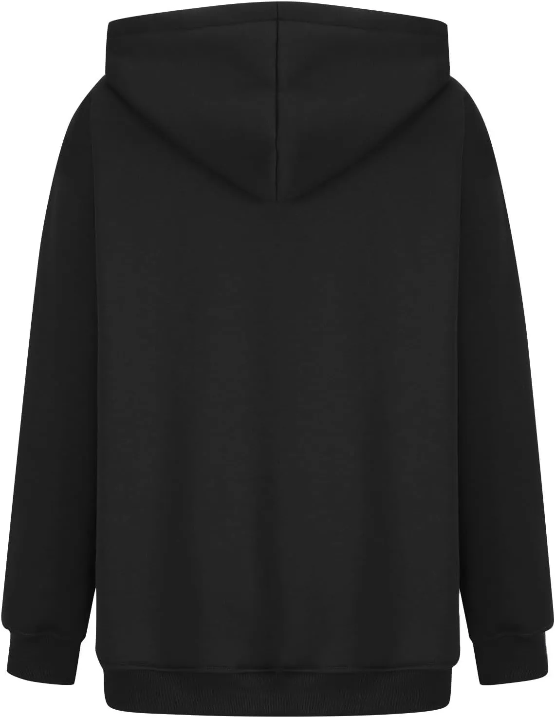 TWGONE Womens Hoodies Pullover Casual Long Sleeve Solid Lightweight Tops Loose Hooded Sweatshirt with Pocket