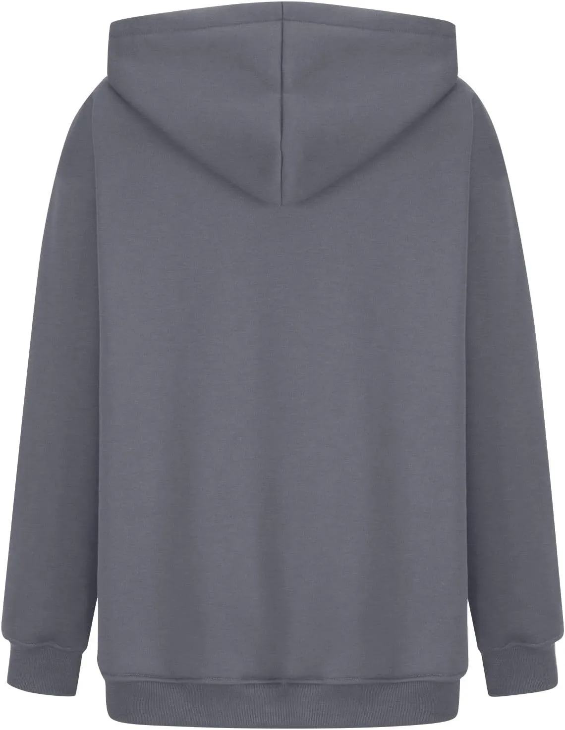 TWGONE Womens Hoodies Pullover Casual Long Sleeve Solid Lightweight Tops Loose Hooded Sweatshirt with Pocket