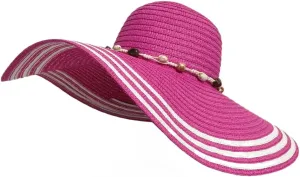 Wide Brim Sun Hats for Women UV Protection Floppy Straw Hats with Stone Decor Sun Protection Foldable Beach Hats