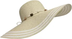 Wide Brim Sun Hats for Women UV Protection Floppy Straw Hats with Stone Decor Sun Protection Foldable Beach Hats
