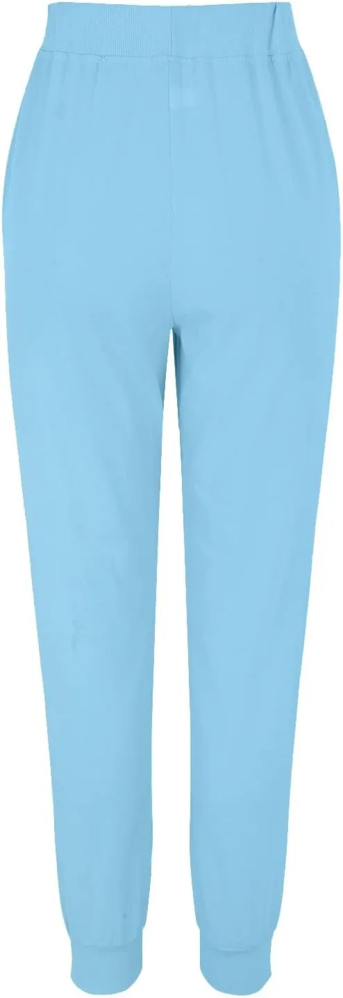 Women Cotton Linen Tapered Pants Drawstring Elastic High Waist Trousers Casual Summer Plus Size Joggers with Pockets