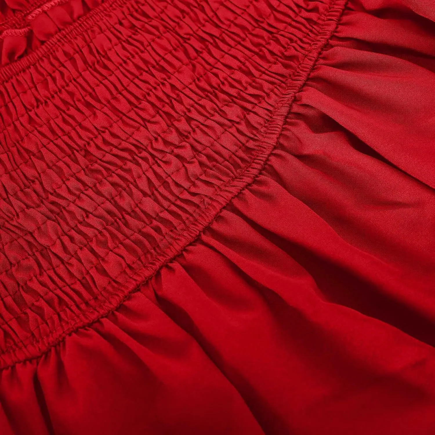 Women Cute Tiered Mini Skirt, Elastic High Waist Ruffle Casual Underskirt Fashion Flared Summer Beach Casual Clothes