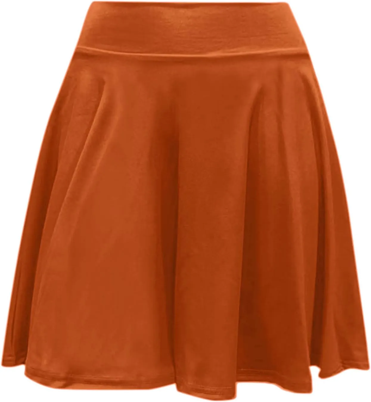 Women Flared Pleated Mini Skirts with Built in Shorts Workout Athletic Stretchy High Waist Tennis Skater Skirt