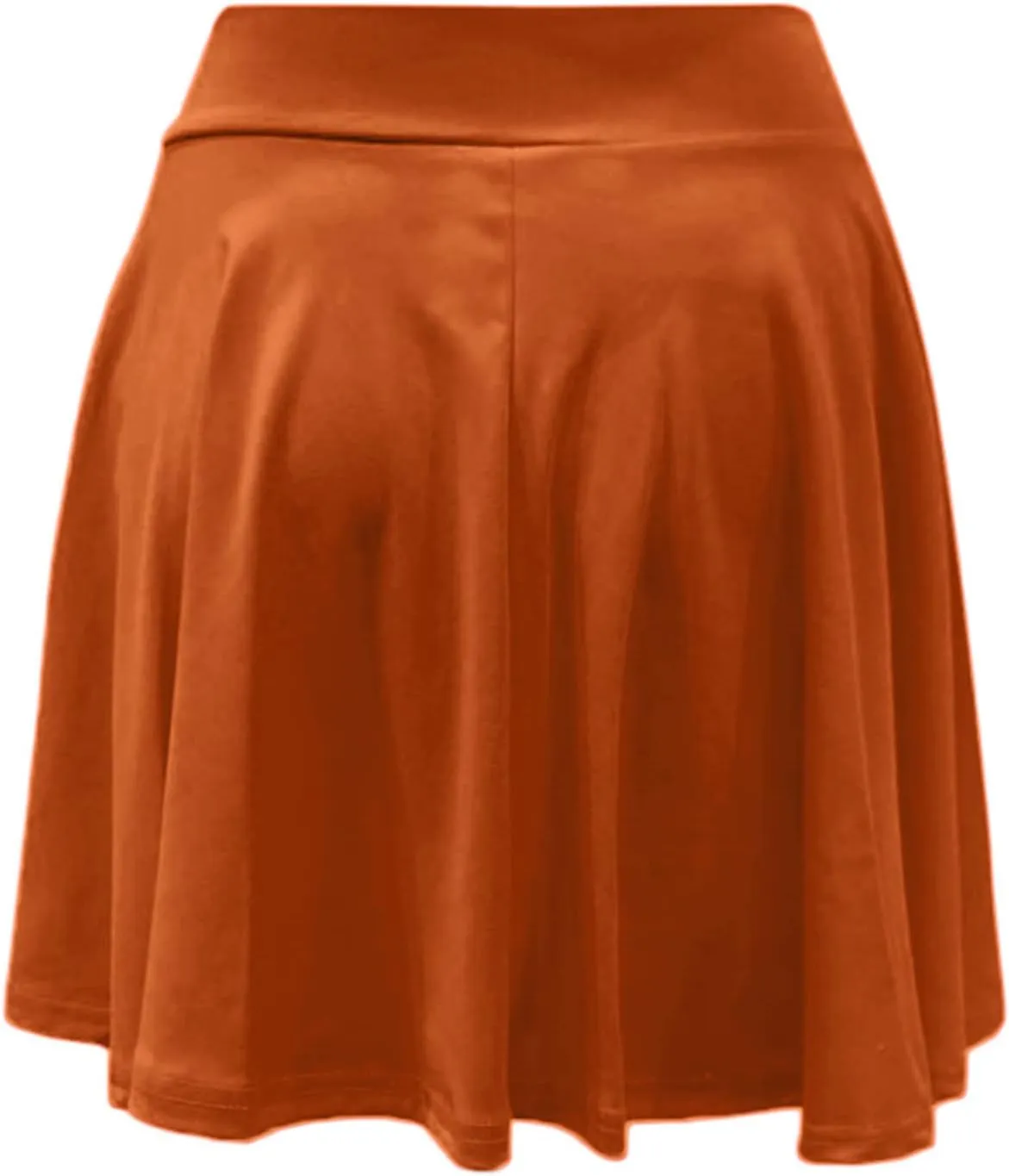 Women Flared Pleated Mini Skirts with Built in Shorts Workout Athletic Stretchy High Waist Tennis Skater Skirt
