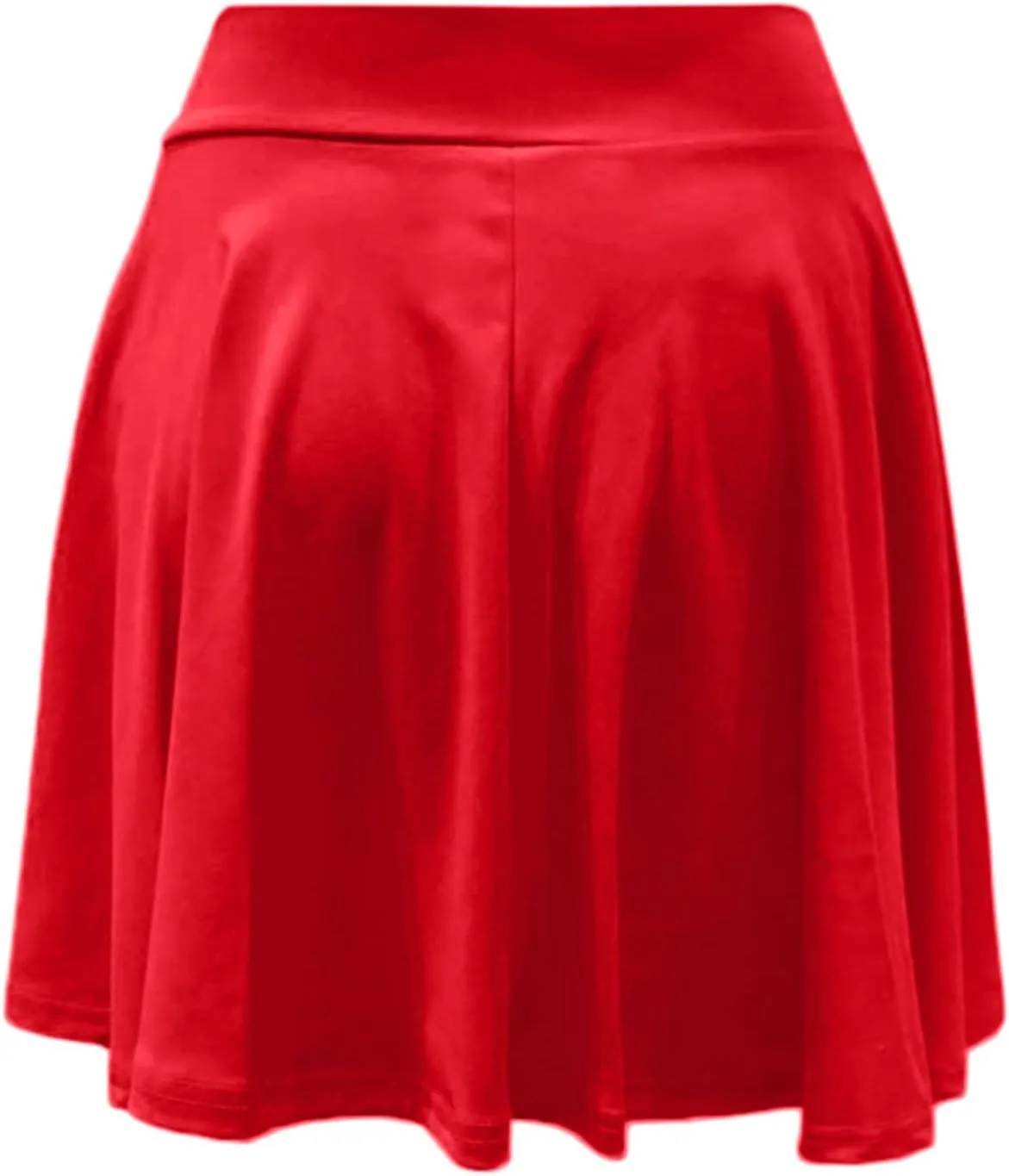 Women Flared Pleated Mini Skirts with Built in Shorts Workout Athletic Stretchy High Waist Tennis Skater Skirt