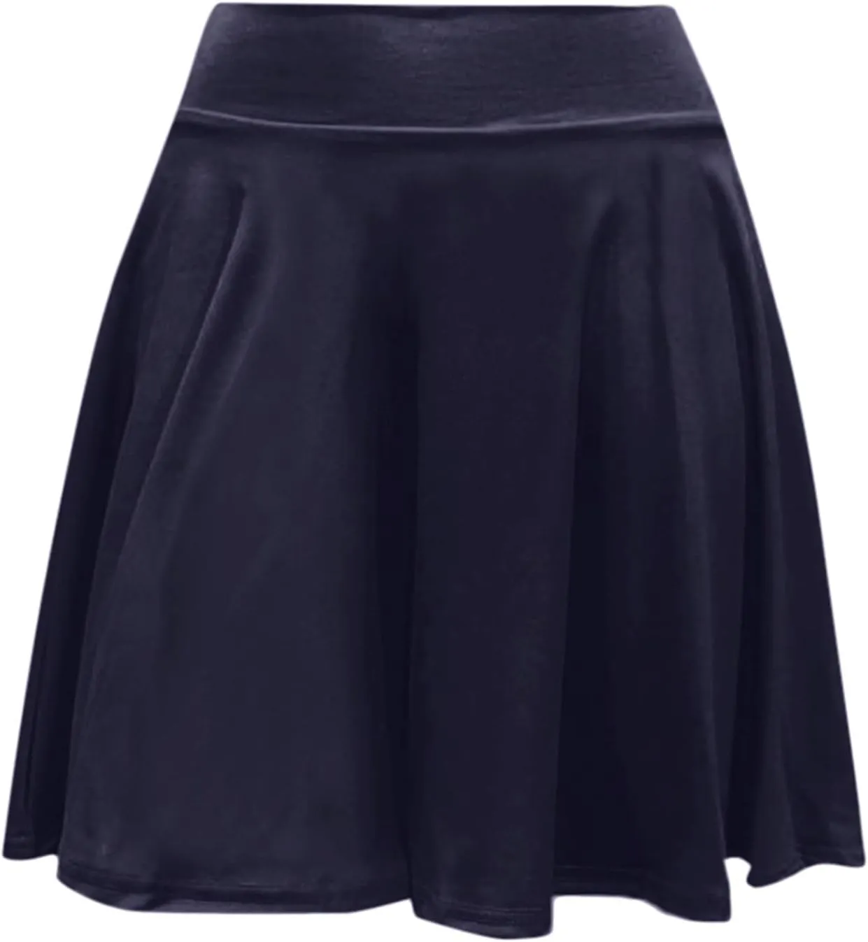 Women Flared Pleated Mini Skirts with Built in Shorts Workout Athletic Stretchy High Waist Tennis Skater Skirt