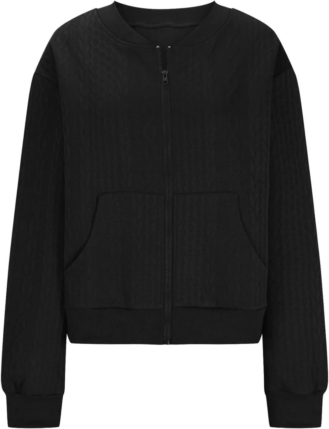Women Jackets Sweaters 2025 Fall Cardigan Sweater Casual Dressy Open Knit Jacket Long Sleeve Loose Trendy Coats