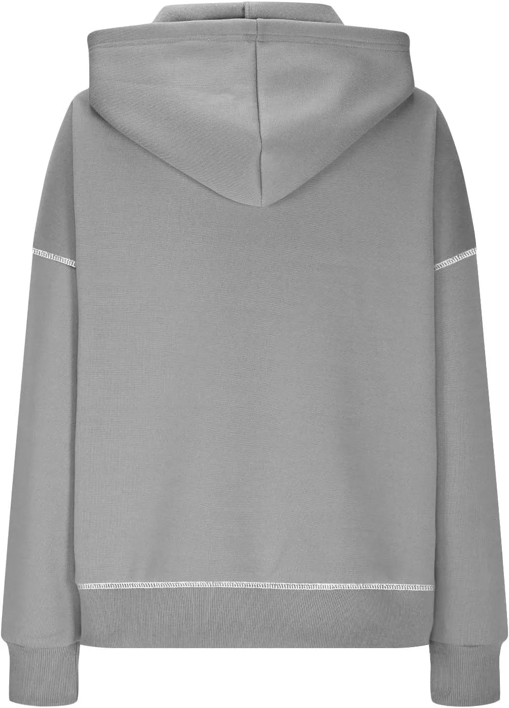 Women Y2K Cropped Hoodie Jackets Zip Up Drop Shoulder Long Sleeve Outwear Winter Casual Loose Fit Fleece Sweatshirt