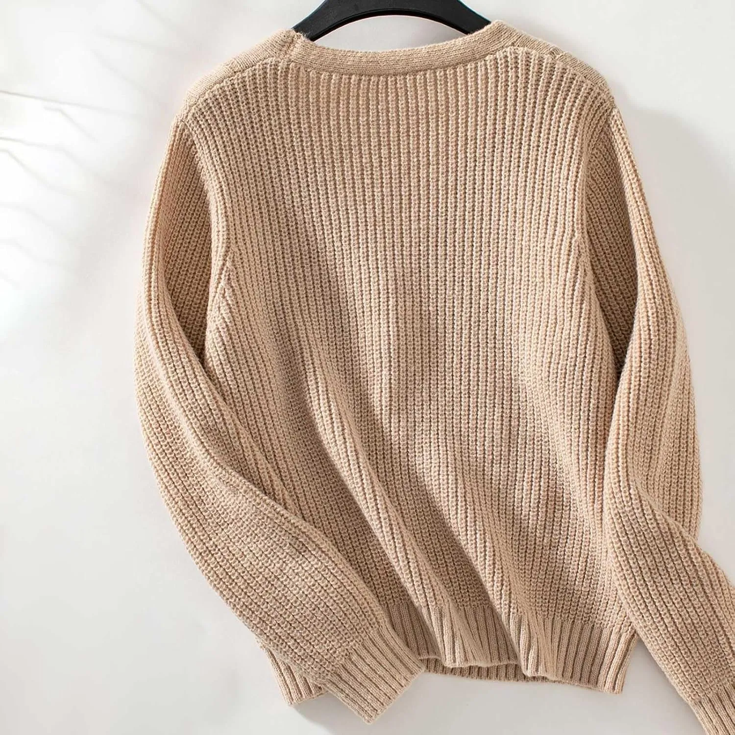 Women's Button Down Open Front Cardigan Sweaters Fashion Long Sleeve Cable Knit Chunky Outwear Coats