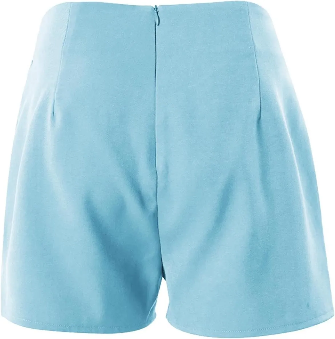 Womens Button Front Wrap Skirts High Waist Tummy Control Dressy Skorts Summer Solid Ruffle Casual Workwear Outfits