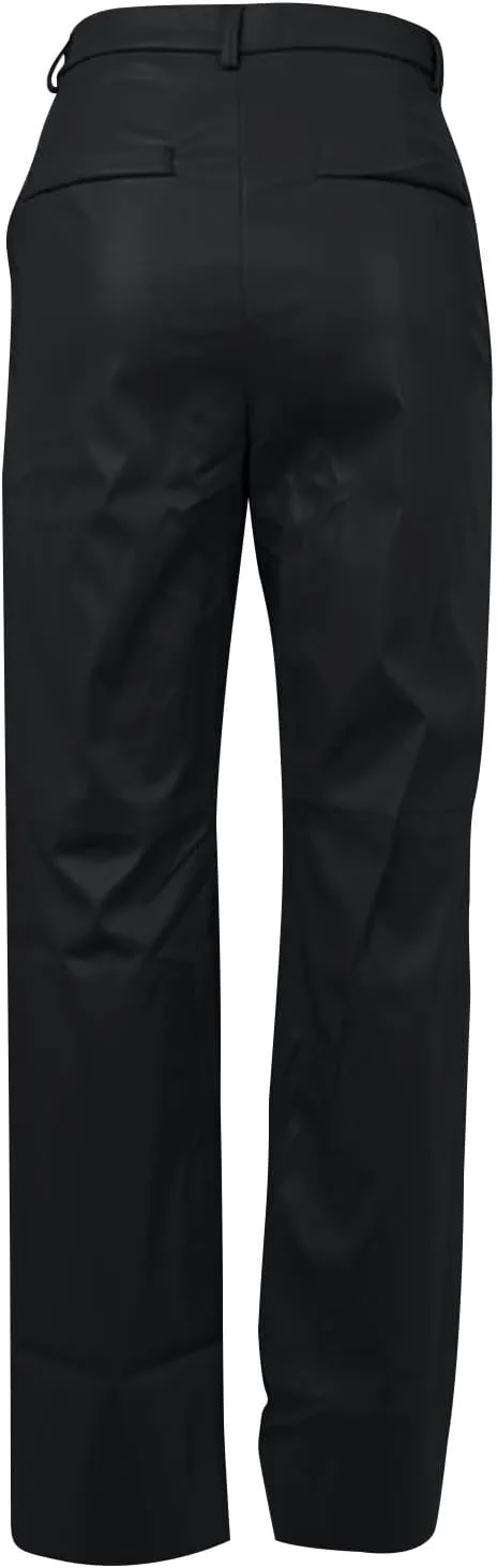 Women's Faux Leather Pants Slim High Waist Trousers Casual Straight Wide Leg Pants Butt Lifting Solid Color Trousers