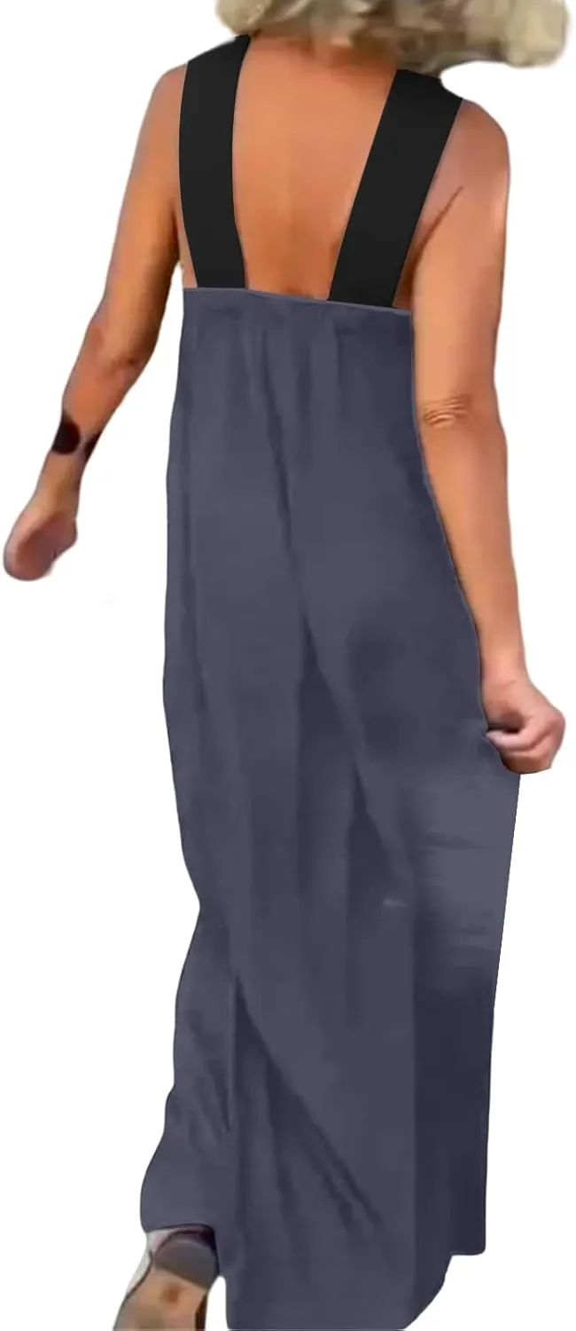 Womens Halter Neck Dress Criss Cross Sleeveless Backless Maxi Dress Summer Casual Sexy Boho A Line Dresses