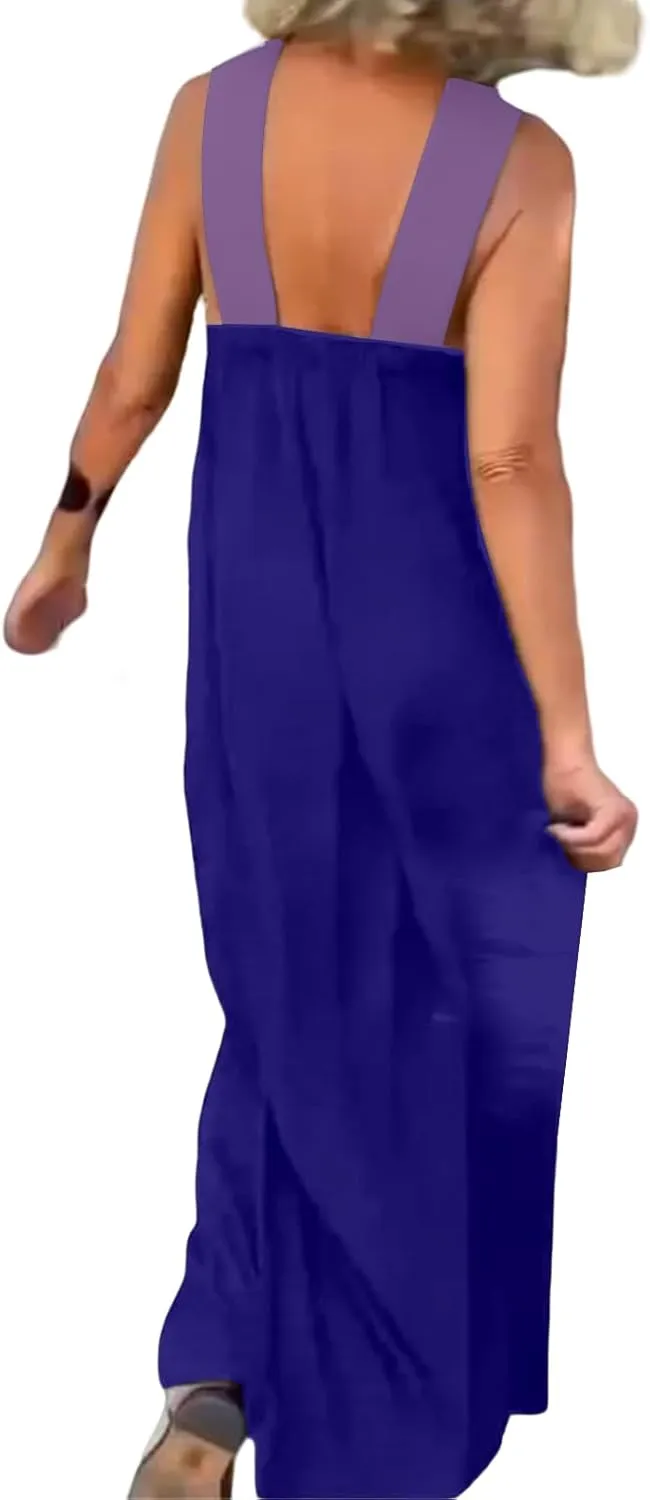 Womens Halter Neck Dress Criss Cross Sleeveless Backless Maxi Dress Summer Casual Sexy Boho A Line Dresses