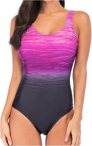 Women's One Piece Swimsuits Bathing Suit for Women with Bikini Maxi Wrap Skirts 2 Floral Print Fashion Swimsuit