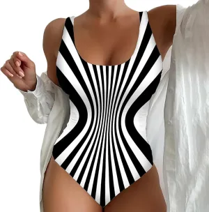 Women's One Piece Swimsuits Bathing Suit for Women with Bikini Maxi Wrap Skirts 2 Floral Print Fashion Swimsuit