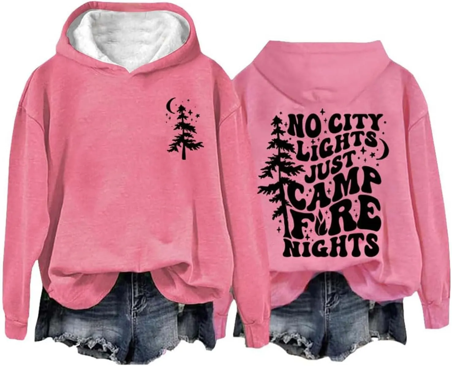 Womens Oversized Hoodies Sweatshirts Women's Check Zipper Hoodie Long Sleeved Hoodie Pullover Tops Loose Hooded