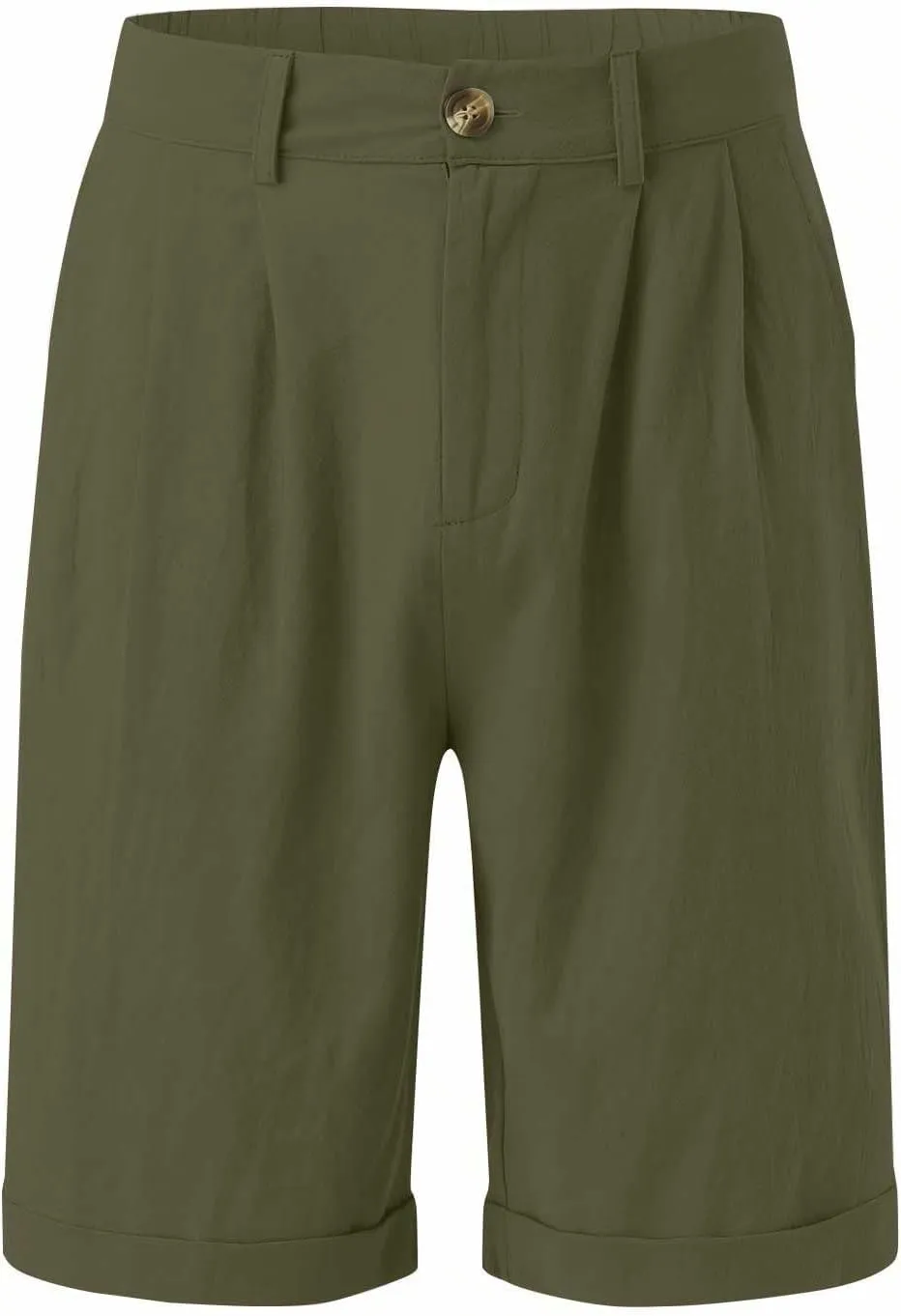 Ymosrh Men's Casual Chino Shorts Pleated Front Short Casual Lightweight Summer Golf Shorts Mens Pants, S-3XL