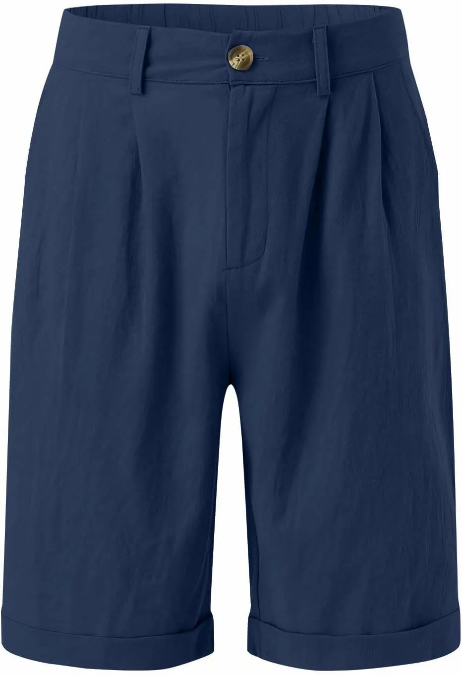 Ymosrh Men's Casual Chino Shorts Pleated Front Short Casual Lightweight Summer Golf Shorts Mens Pants, S-3XL