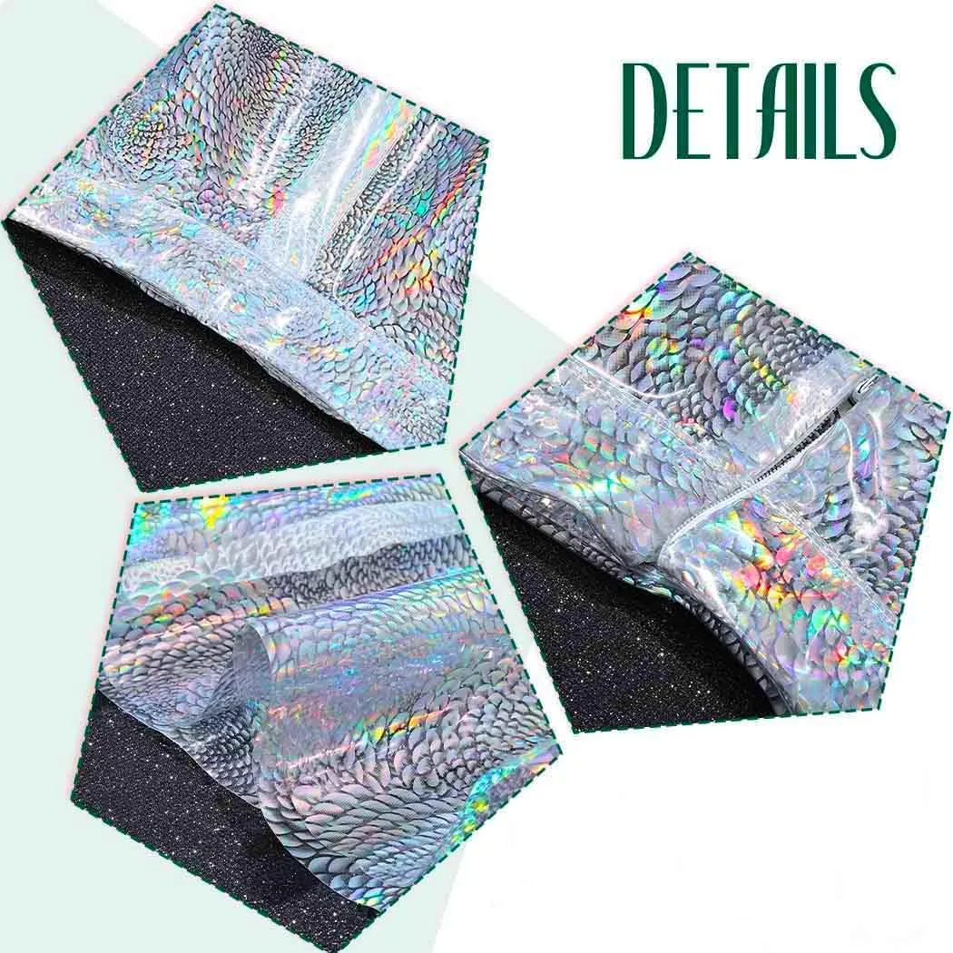 Zoestar Sheer Mini Skirt Clear Pleated Skirts for Women